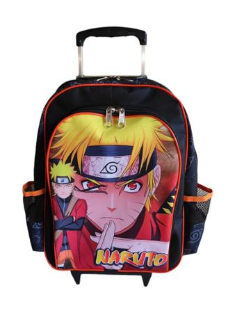 Desenho Naruto Anime Animado Ao Redor Mochila Escolar Infantil