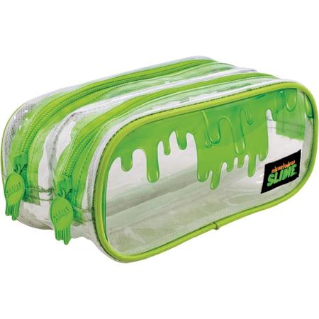 Imagem de Kit Mochila E Estojo Duplo Transparente Slime T1 Ref. 9230 e 9235 Xeryu's (SKU 15142)