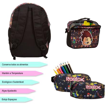 Mochila Escolar Bolsa Infantil Roblox Jogo Meninos Costas - Toys 2U -  Mochila Infantil - Magazine Luiza