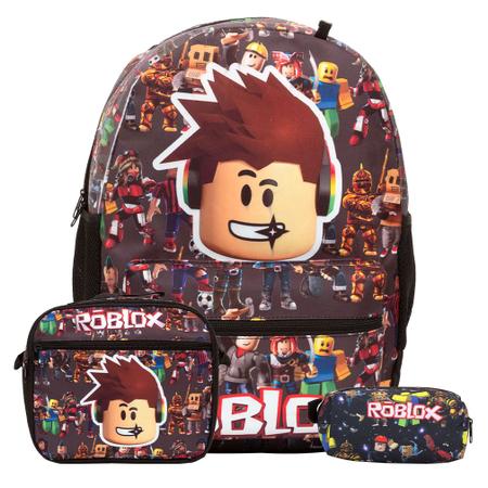 Mochila Escolar Bolsa Infantil Roblox Jogo Meninos Costas - Toys 2U -  Mochila Infantil - Magazine Luiza