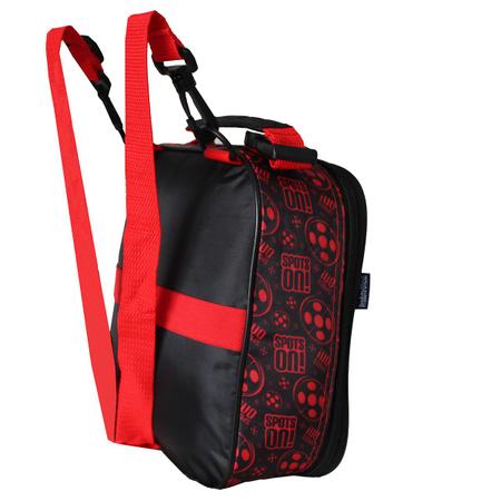 Kit Mochila Escolar De Rodas Ladybug Lancheira E Estojo - Dermiwil Imagem de Kit Mochila Escolar De Rodas Ladybug Lancheira E Estojo