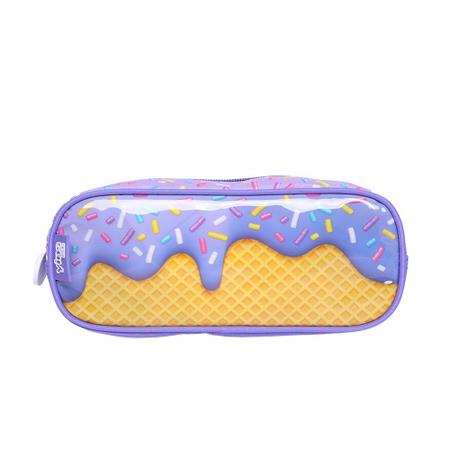 Kit Mochila Escolar Infantil de Rodinhas com Lancheira e Estojo Yins em Poliester Candy Roxo Imagem de Kit Mochila Escolar Infantil de Rodinhas com Lancheira e Estojo Yins em Poliester Candy Roxo