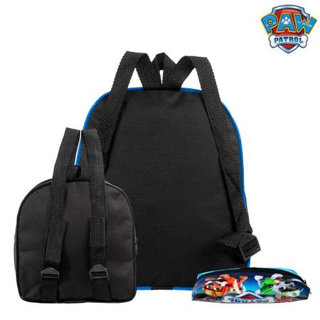 Kit Mochila Escolar Pequena Patrulha Canina Desenho Costas - TOYS 2U Imagem de Kit Mochila Escolar Pequena Patrulha Canina Desenho Costas