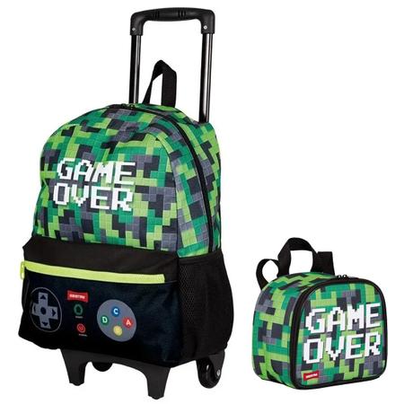 Mochila Escolar Roda Kit Escolar Infantil Game Start em Promoção na  Americanas