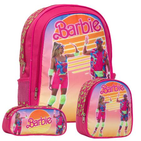 Kit Mochila Infantil Barbie Costas Lancheira Térmica Rosa - TOYS 2U Imagem de Kit Mochila Infantil Barbie Costas Lancheira Térmica Rosa