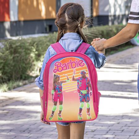 Kit Mochila Infantil Barbie Costas Lancheira Térmica Rosa - TOYS 2U Imagem de Kit Mochila Infantil Barbie Costas Lancheira Térmica Rosa