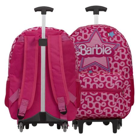 Imagem de Kit Mochila Infantil De Rodinha Barbie Juvenil + Lancheira