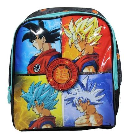 KIT DRAGON BALL Z MOCHILA CARRINHO COM LANCHEIRA E ESTOJO - TENHO