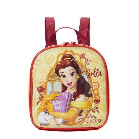 Imagem de Kit Mochila Infantil Escolar de Princesas Disney Oficial