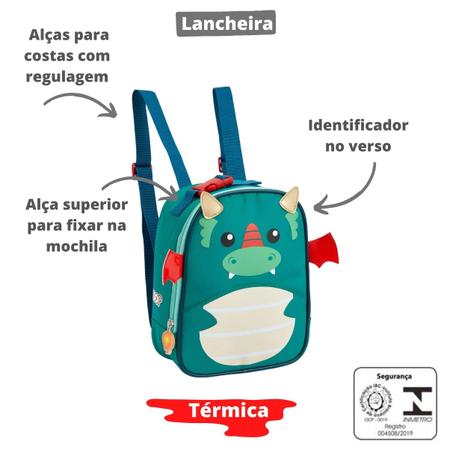 Lancheira Infantil Térmica Menino E Menina Escolinha e Passeio - Seanite - Lancheira  Infantil - Magazine Luiza