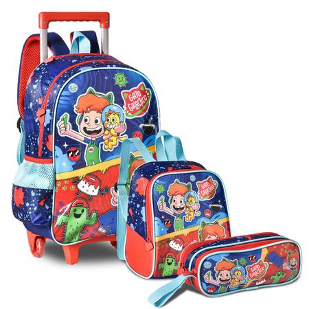 Mochila Escolar Infantil Gato Galáctico 30L Com 4 Desenhos Para Colorir  Presente Criança Volta As Aulas GG3306J - Clio - Mochila Infantil -  Magazine Luiza