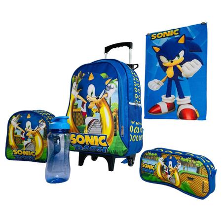 Lancheira Térmica Infantil Escolar Sonic The Hedgehog 10L