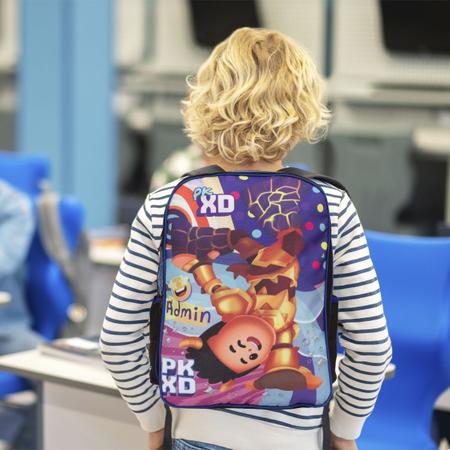 Imagem de Kit Mochila Infantil PK XD Com Lancheira Térmica Cor Azul