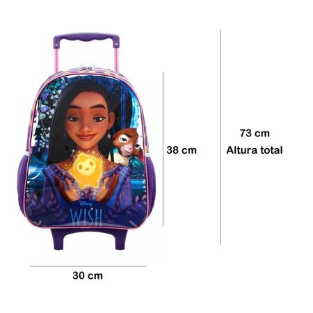 Imagem de Kit Mochila + Lancheira + Estojo Wish Disney Xeryus