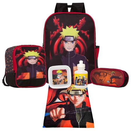 Kit Mochila de Costa Menino Desenho Naruto Preço Bom + Toalha - TOYS 2U -  Kit Mochila Infantil - Magazine Luiza