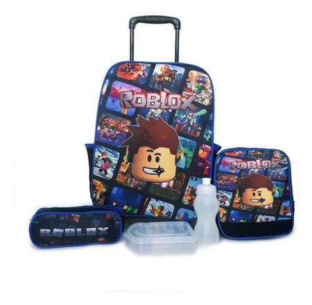 Imagem de Kit Mochila Roblox Rodinha Juvenil  Rodinha Pronta Entrega