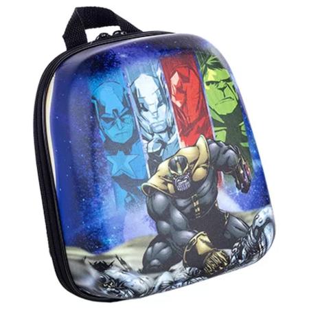 Imagem de Kit Mochila Rodinhas 3D Iron Man Avengers+ Lancheira Maxtoy