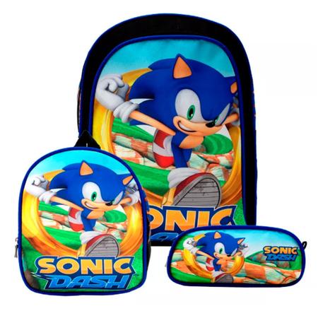 Bolsa Lancheira Térmica Escolar Sonic Personagem