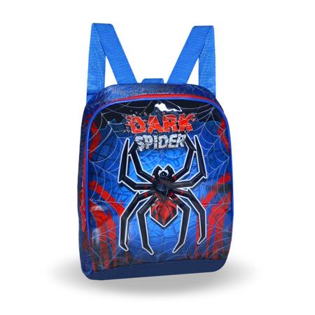 Imagem de Kit Mochila Spider Aranha Escolar Infantil Masculino Rodinha