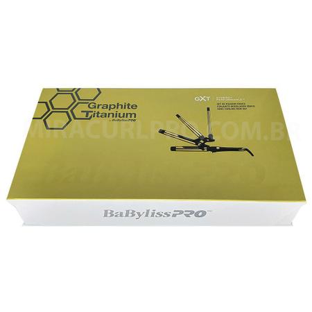 Imagem de Kit Modelador BaByliss PRO Graphite Titanium GXT 4 em 1