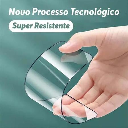 Imagem de Kit Moto G10 G30 Capa Transparente Anti Impactos + Película De Cerâmica 9D Inquebravel