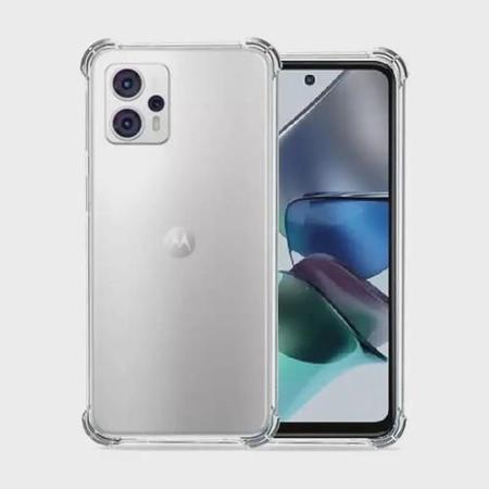 Imagem de Kit Moto G13 - Pelicula de Vidro 3D + Capa Transparente Anti Impacto TPU