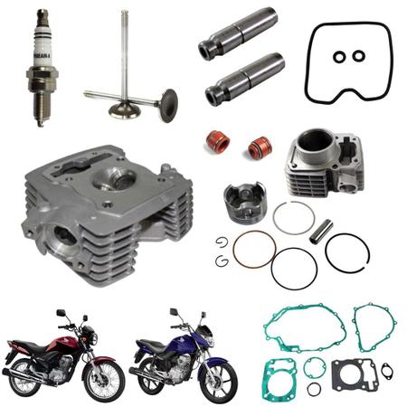 Imagem de Kit motor completo com cabeçote honda titan/fan 150