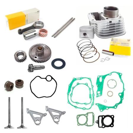 Kit Motor HONDA Cg 125 Titan 2000 Até 2001 COMANDO VARETA - METAL LEVE Imagem de Kit Motor HONDA Cg 125 Titan 2000 Até 2001 COMANDO VARETA