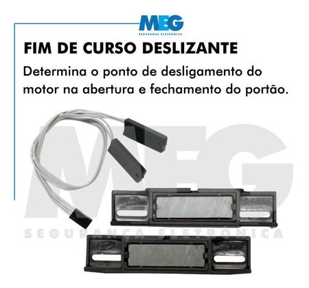 Imagem de Kit Motor Portão 2 Controle Ppa Dz Rio 4 Seg 1/4 Jet Flex