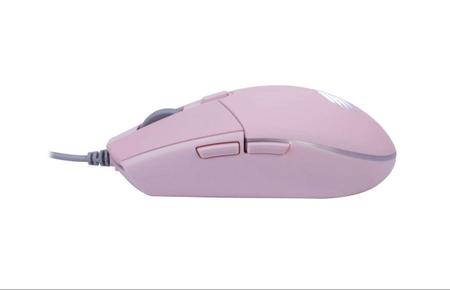 Imagem de Kit Mouse com Mousepad Arya  MC104  Rosa - Oex