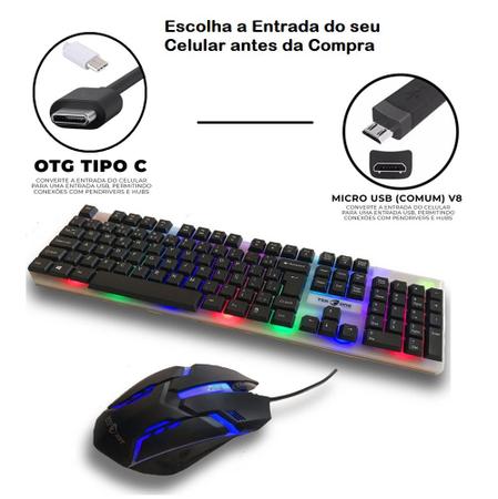 Kit Mobilador Gamer Jogar Ff No Celular Com Teclado e Mouse - VINIK - Kit  Teclado e Mouse - Magazine Luiza