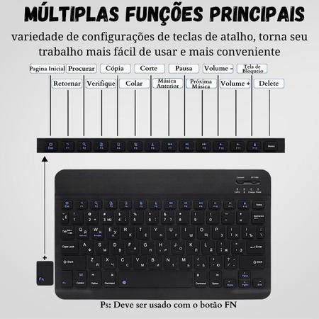 Teclado Bluetooth para tablets 