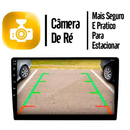 Imagem de Kit Multimidia 9 Pol Fiat 500 2010 2011 2012 2013 2014 2015 Android Auto CarPlay GPS WiFi Waze
