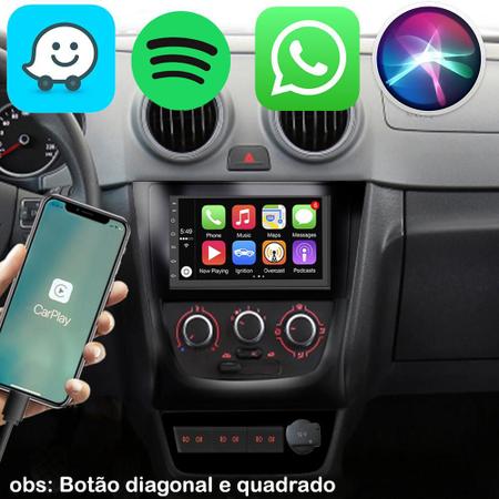 Imagem de Kit Multimidia Android 7" Gol Saveiro Voyage G5 2008 a 2012 Carplay GPS 