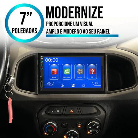 Imagem de Kit Multimídia Carplay Cobalt Prisma 2013 A 2019 7 Pol MP5 Touch-screen + Câmera