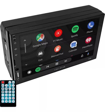 Imagem de Kit Multimídia Palio Strada Siena Fire C/ Ar 02 / 14 7 Pol CarPlay AndroidAuto - FirstOption 8100