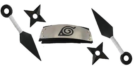 Kunai naruto e bandana junto disponivel