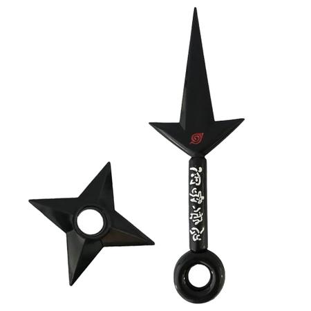 Kit Ninja Naruto Kunai Minato Sarutobi - 3 Peças