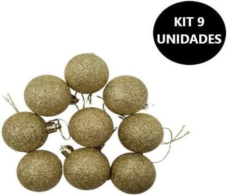 Kit Natalino Árvore Pisca-Pisca e Bolas Enfeite Imagem de Kit Natalino Árvore Pisca-Pisca e Bolas Enfeite