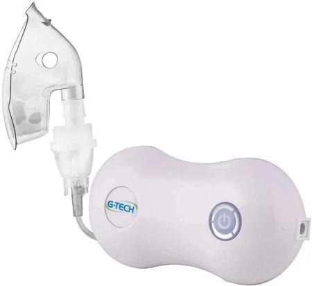 Imagem de Kit Nebulizador Inalador + Espaçador + Soro G-tech