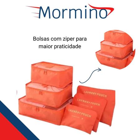 Imagem de Kit Necessaire Bolsas Viagem Organizador Premium 6 Peças