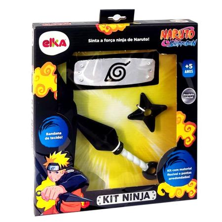 Kit Completo Kunai Do Naruto Kunais Shurikens Full Adeia da Folha Pop Ninja  Bandana Cosplay em Promoção na Americanas