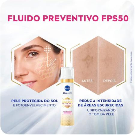 Imagem de Kit Nivea Sérum Facial + Fluido FPS50 Luminous 630 Antispot