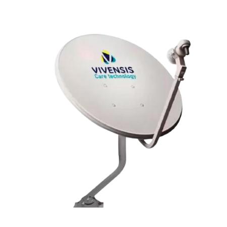 Kit Nova Parab. Digital Vivensis - Receptor+ku+antena+cabo