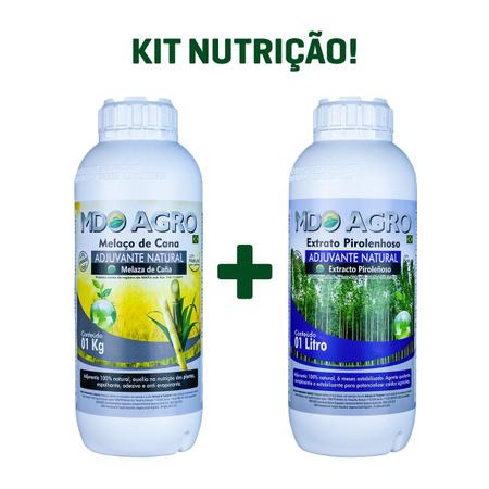 Imagem de KIT NUTRIÇÃO ( extrato pirolenhoso 1L / melaço de cana 1Kg ) - ATIVADOR NUTRICIONAL