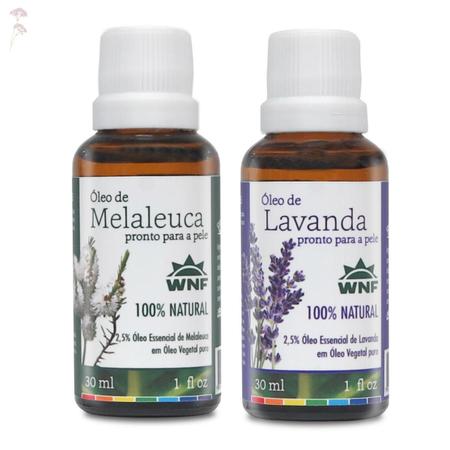 Imagem de Kit Óleo de Lavanda e Melaleuca pronto para a pele WNF 30ml