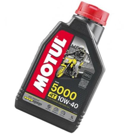 Imagem de Kit Óleo Motul 5000 4t 10w40 C/ 5 Litros Semissintético - MOTUL