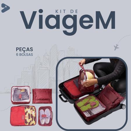 Imagem de Kit Organizador Para Mala de Viagem