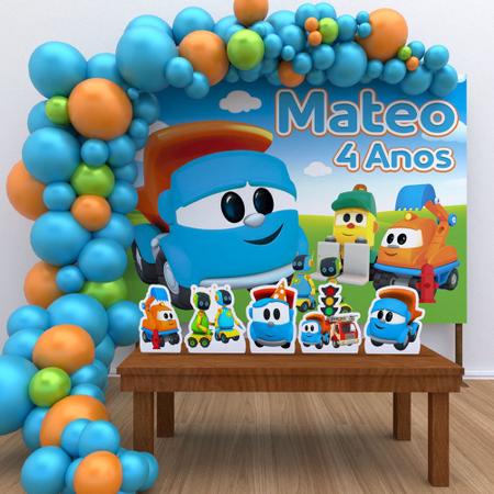 Kit Ouro Personalizado Festa Aniversário Léo o Caminhão 02-IMPAKTO