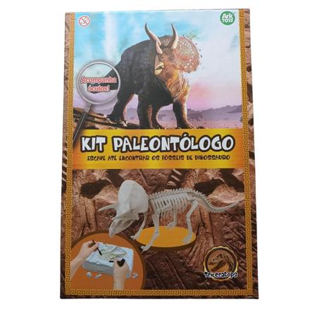 Brinquedo Kit Paleontólogo Arqueologia Dinossauros Fóssil Infantil  Escavação Tiranossauro - Ark Toys - Bonecos - Magazine Luiza